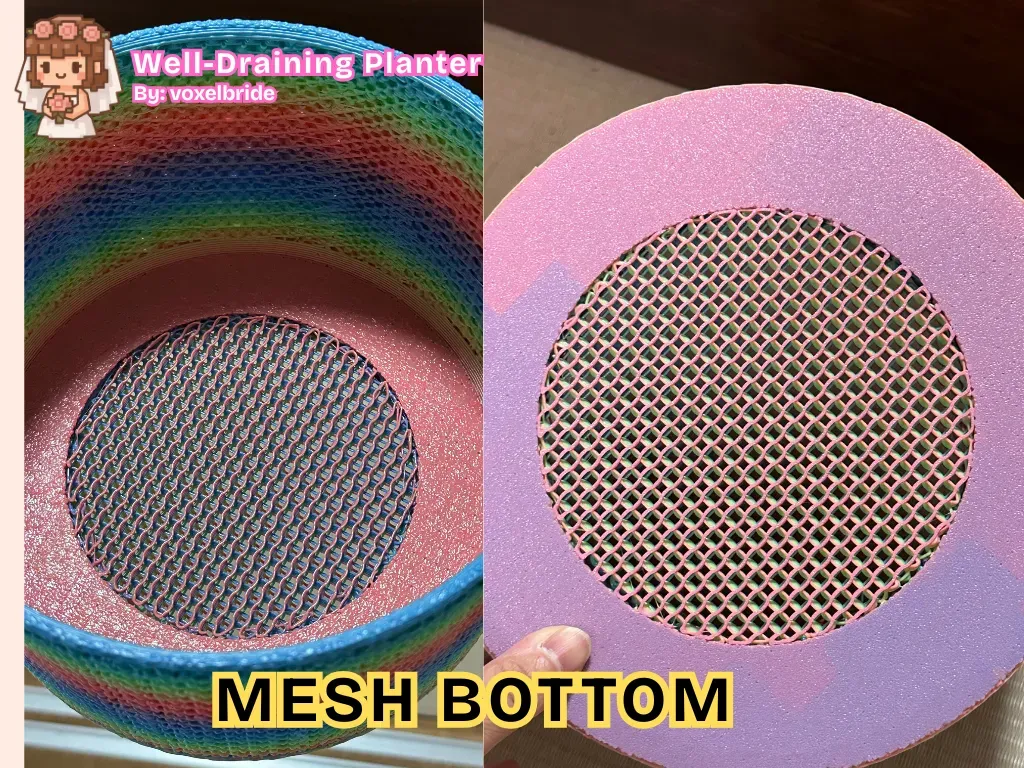 Well-Draining Mesh Planter, photo 3